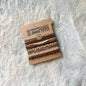 Charm Hair Ties on Kraft Card | Mocha Tan