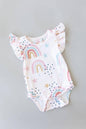 Over the Rainbow Flutter Bodysuit