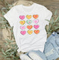 TOPS: Candy Hearts Messages Valentine T-Shirt