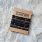 ACCESSORIES: Boho Hair Ties on Kraft Card | Black