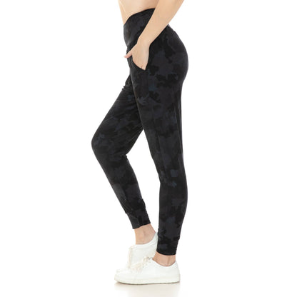 ACTIVEWEAR: Buttery Soft Print Relaxed Fit Joggers