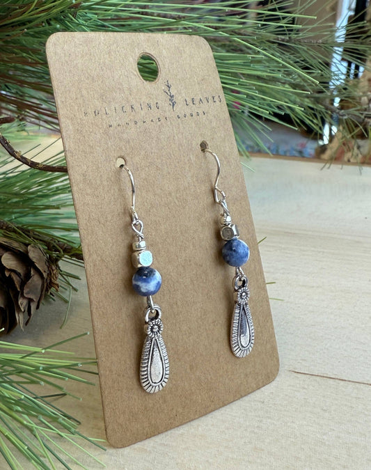 JEWELRY: Sodalite Boho Earrings