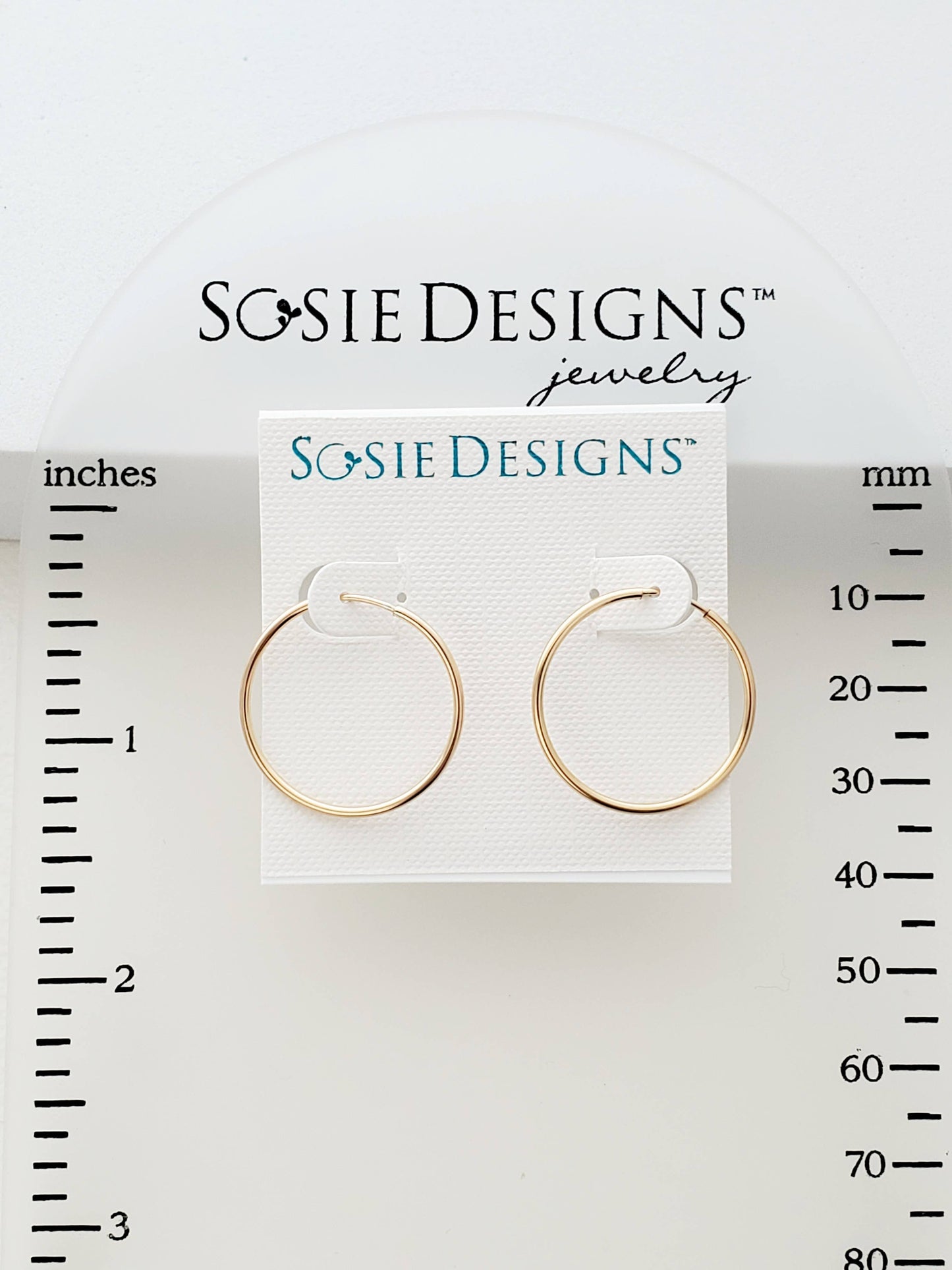 14K Gold-Filled Endless Hoops Earrings - 16 mm