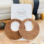 Jewelry: Embossed Large Rainbow Circle: Vintage Cowboy
