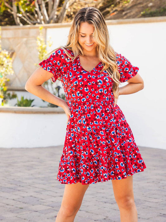 DRESS: Tiered Melanie Swing Mini Dress