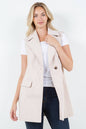 VEST: Women's Sleeveless Woolen Vest Jacket