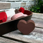 HOME: Sign Primitive/Rustic MINI Wood Valentine’s Day Hearts - set of 3